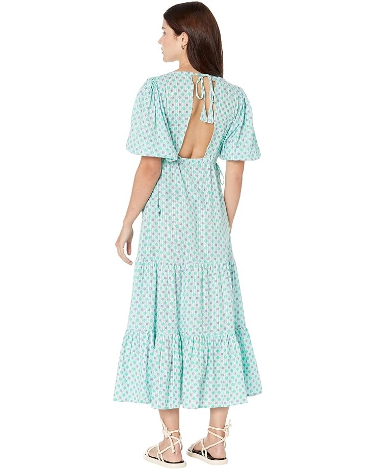 

Платье MANGO Basil Dress, цвет Turquoise/Aqua