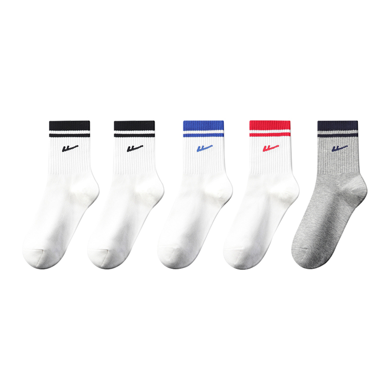 

Носки Warrior до середины голени мужские, 5 пар, 5 Pack (White, Black, White, Blue, White, Red, Black, Gray)