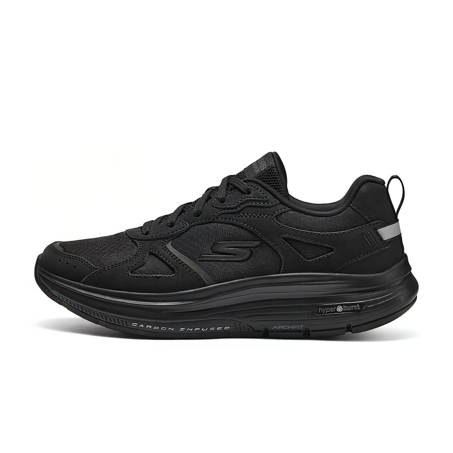 

Кроссовки женские с низким верхом, черные Skechers