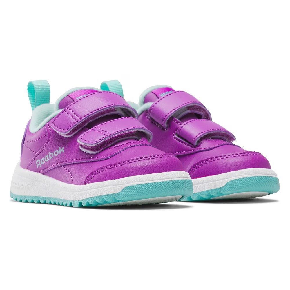 

Детские кроссовки Weebok Clasp Low 2 Sneaker Toddler от Reebok, purple/aqua/white