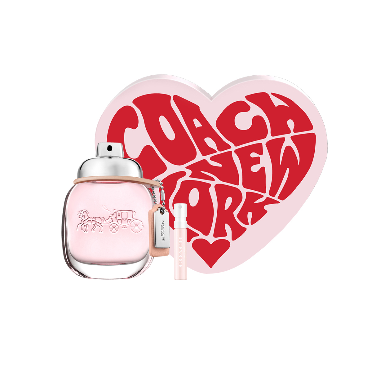 

Женские духи New York в форме сердца набор одежды туалетная вода 30мл/50мл/90мл+2мл цветочный аромат Heart COACH