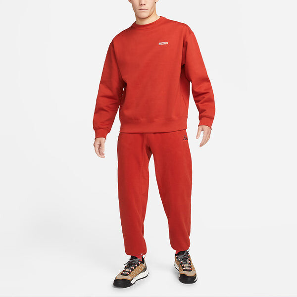 Толстовка Nike ACG Casual Sports Knit Round Neck Long Sleeves Red, красный — фото 3