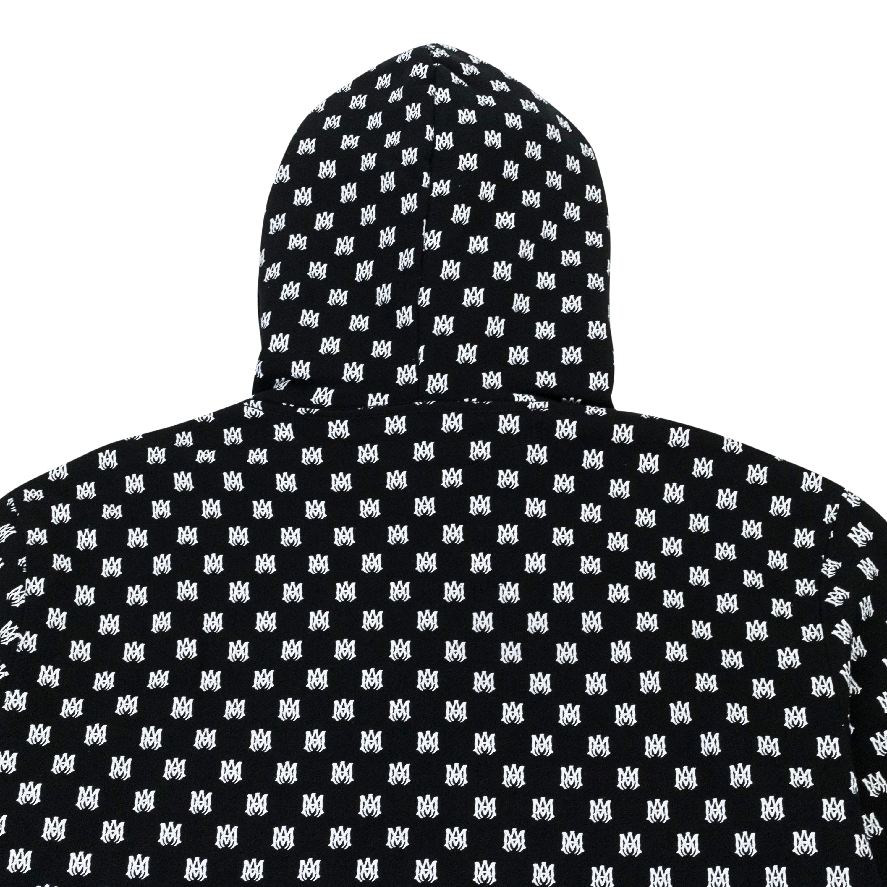 

ЧЕРНАЯ ТОЛСТОВКА С КАПЮШОНОМ НА ВСЮ ПОВЕРХНОСТЬ Amiri