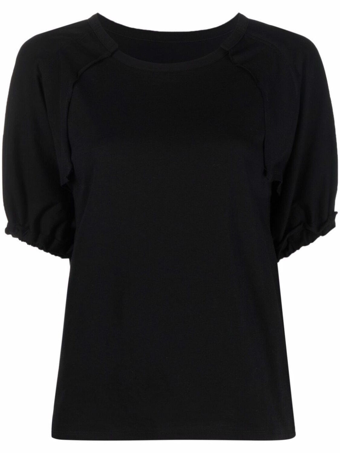 

Yohji Yamamoto футболка с объемными рукавами, черный