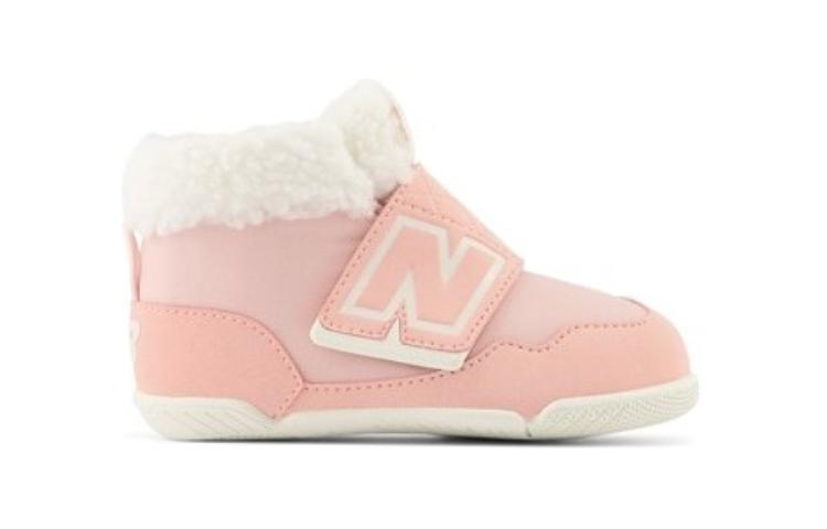 Износостойкие термостойкие полувысокие детские туфли для малышей розовые New Balance — фото 2