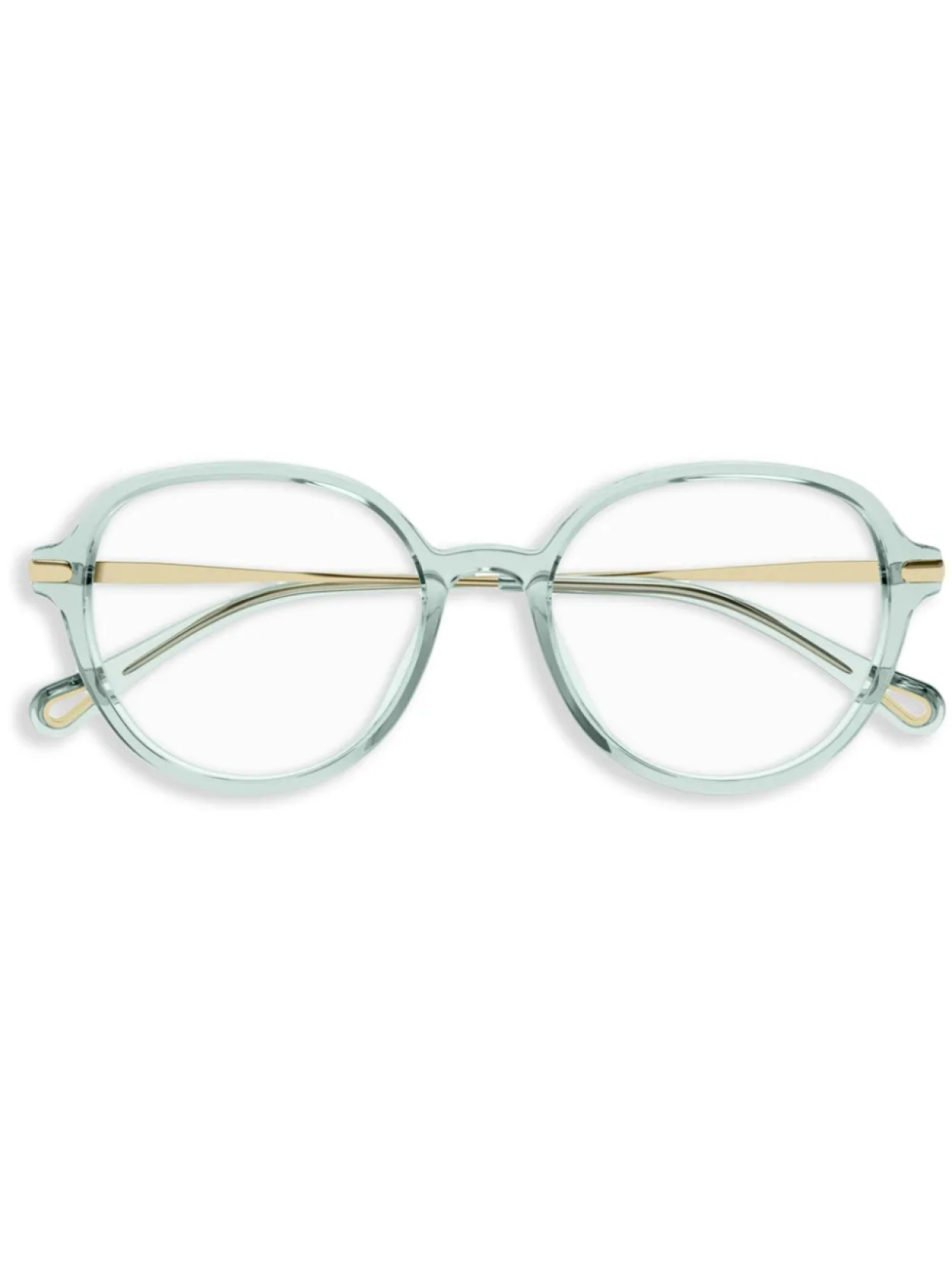 

Chloé Eyewear очки в прозрачной оправе, зеленый