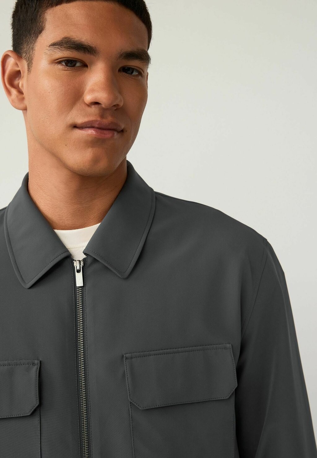 

Летняя куртка SMART ZIP THROUGH REGULAR FIT Next, серый