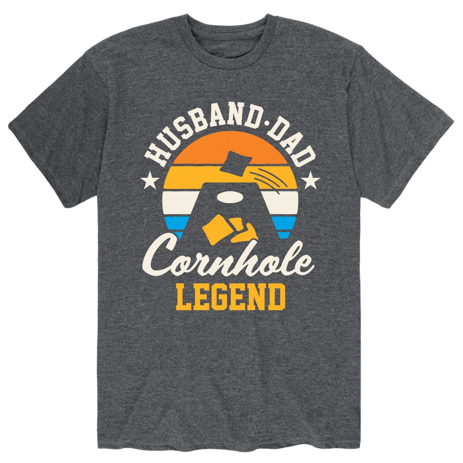 

Мужская футболка Husband Dad Cornhole Legend Licensed Character