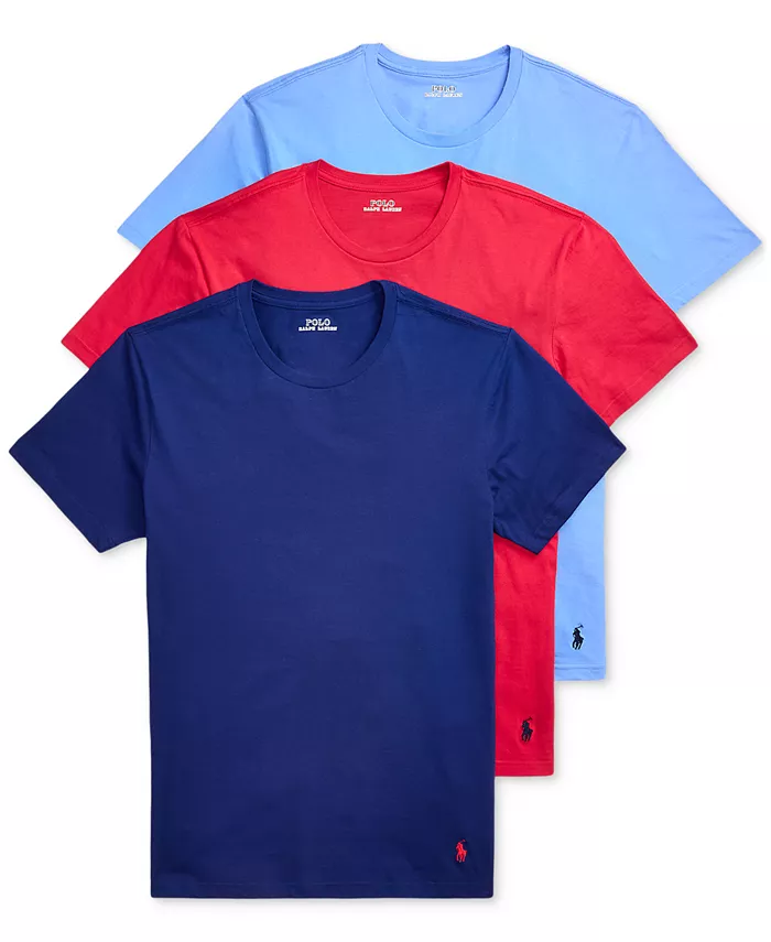 

Мужские классические майки-борцовки, 3 шт Polo Ralph Lauren, мультиколор