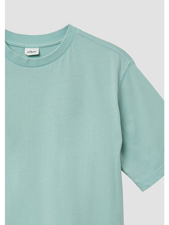 Футболка цвета 6069_морской зеленый s.Oliver — фото 4