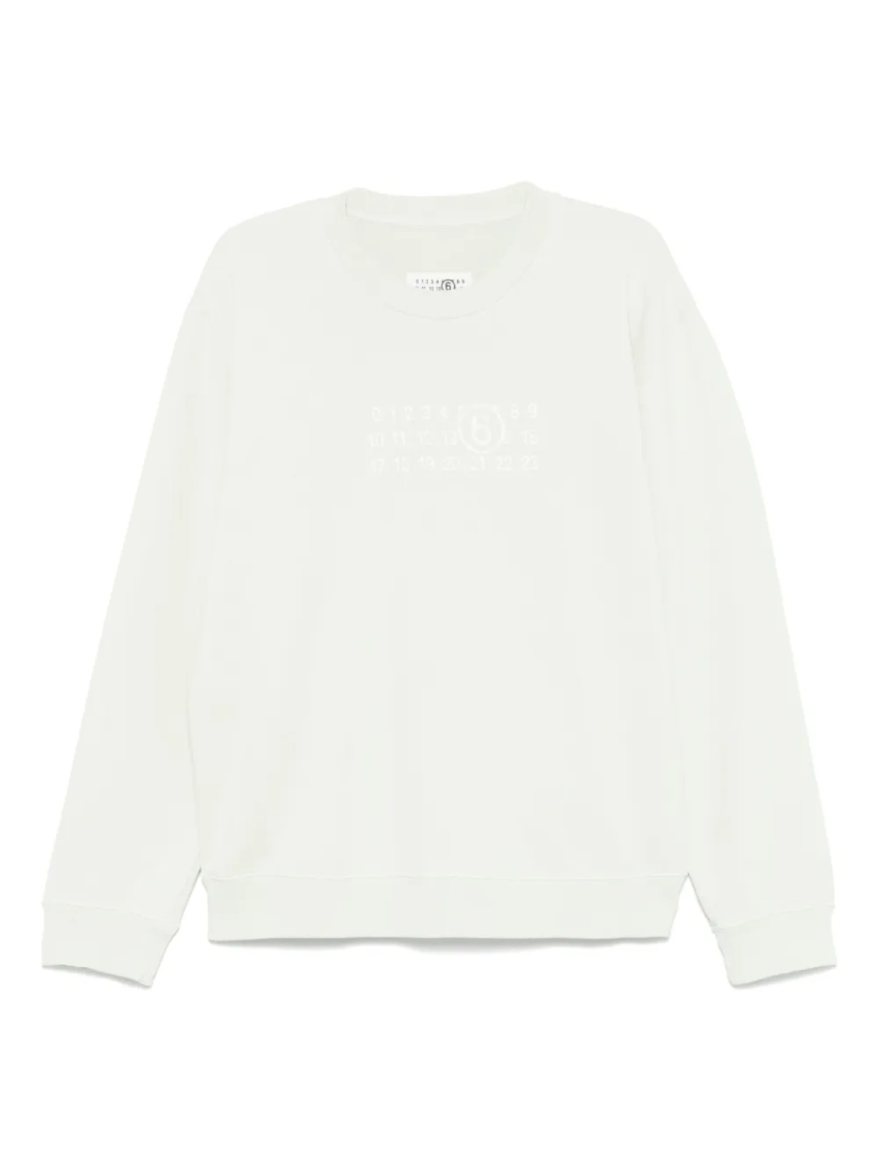 

Толстовка с принтом Numbers MM6 Maison Margiela, зеленый