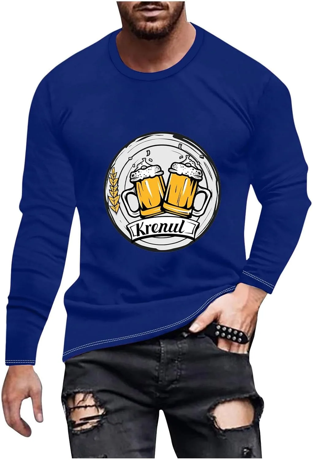 

Толстовка Muscularfit с принтом Beer Print для тренировок