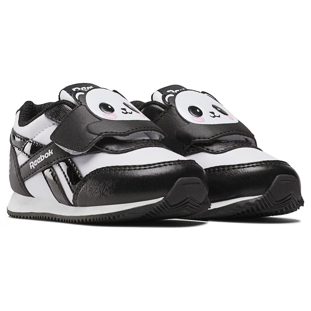 

Детские кроссовки Reebok royal cl jog 2.0 для малышей, white/black/rose
