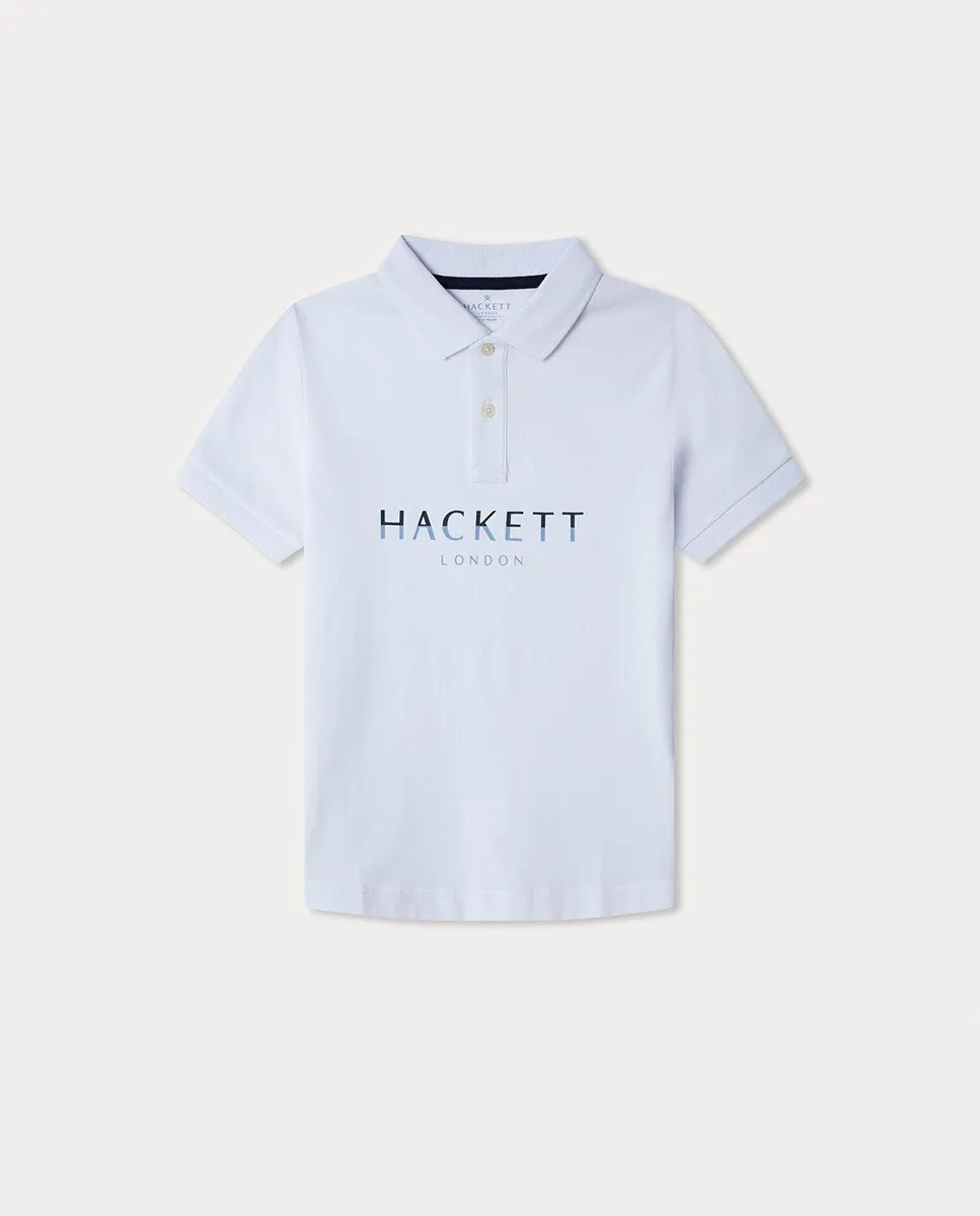 

Рубашка поло с логотипом Hackett, белый