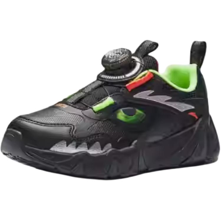 Непромокаемые детские кроссовки Low top с противоскользящей и износостойкой подошвой для детей от 3 до 7 лет Antakids, черный/оранжевый/красный — фото 4