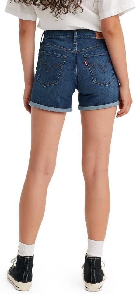 Женские шорты Levi's средней длины, мягкий, чисто-белый, размер 32, Update Energy Vortex — фото 3