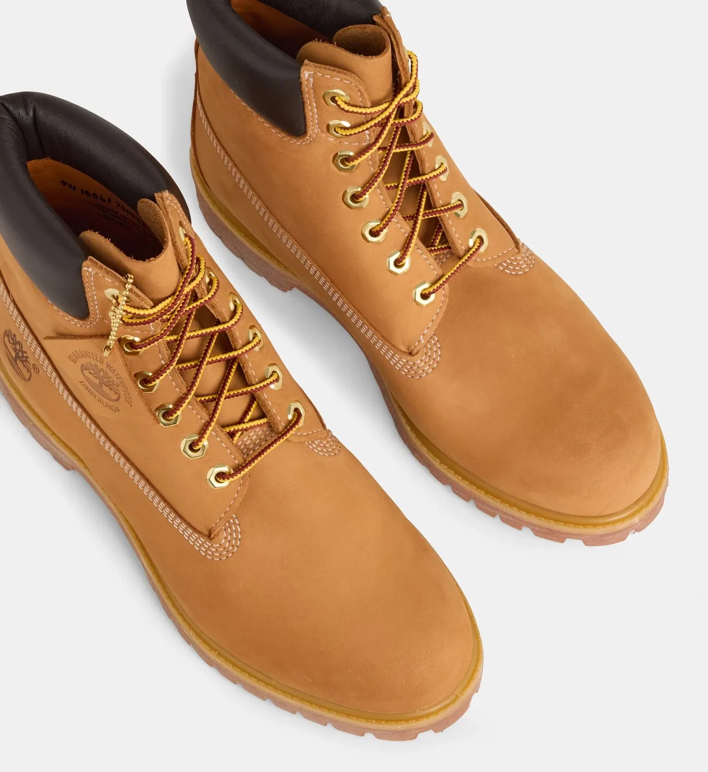 Ботинки Timberland премиум нубук, культовые, коричневый — фото 4