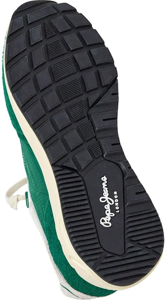 Кроссовки PEPE JEANS Unisex Marlon Divided M Shoes, Green — фото 2