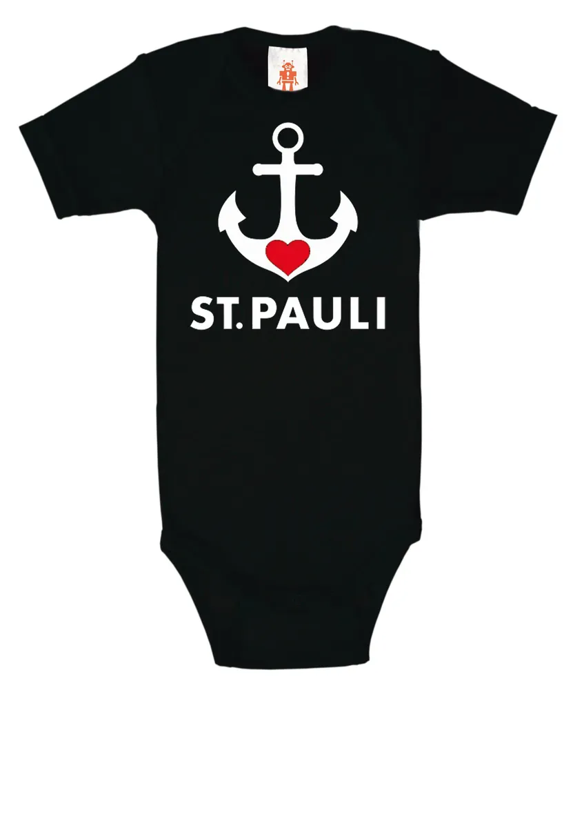 

LOGOSHIRT Боди Logoshirt St. Pauli, черный