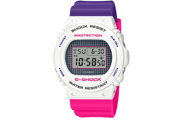 

CASIO Часы Women's G-SQUAD Series White Watch DW-5700THB-7