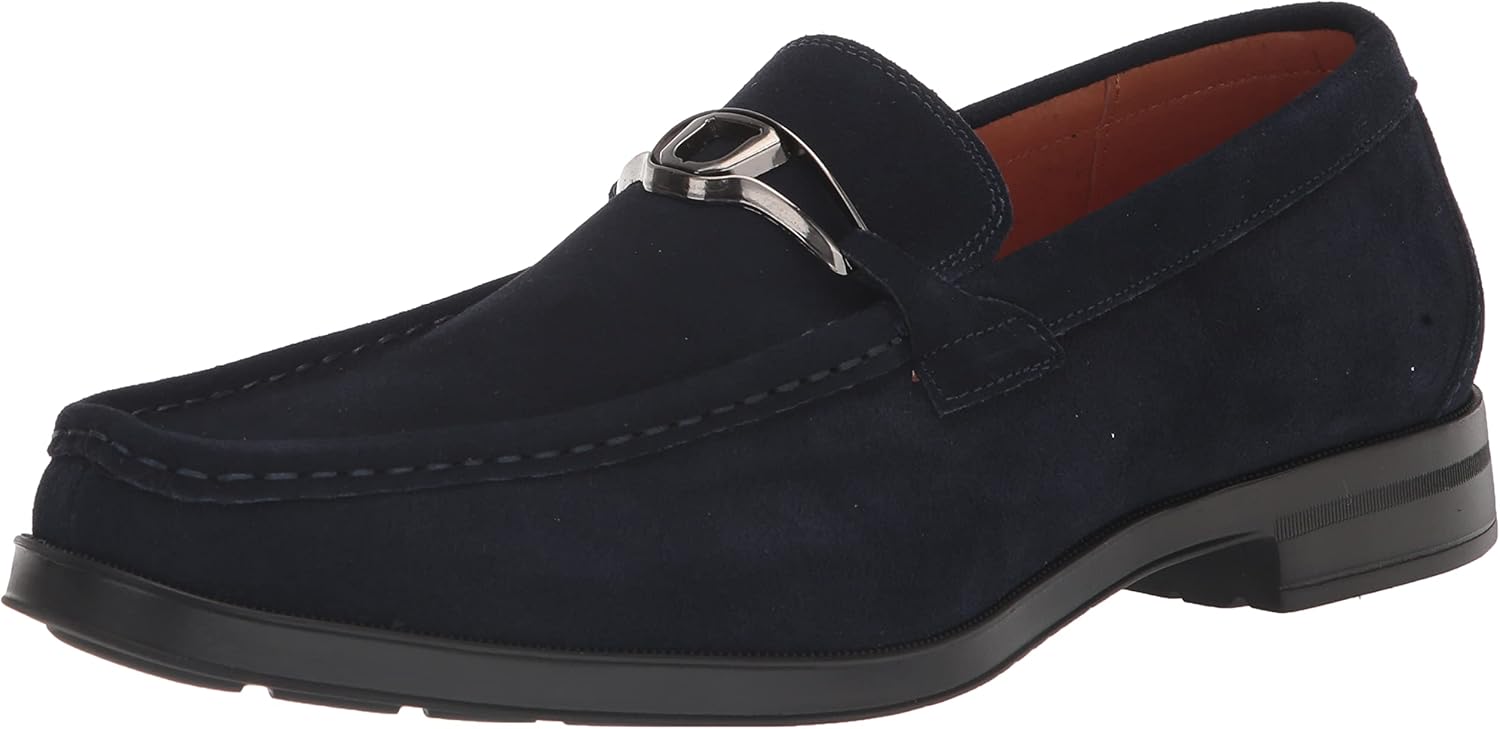 

Мужские лоферы Stacy Adams Palladian Moc Toe без застежки, темно-синий