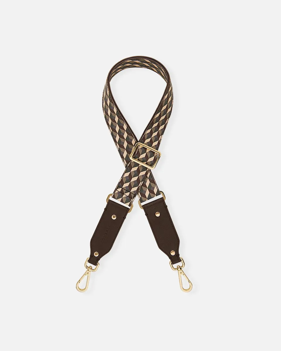 

Сумка с рисунком борн Lonbali, коричневый