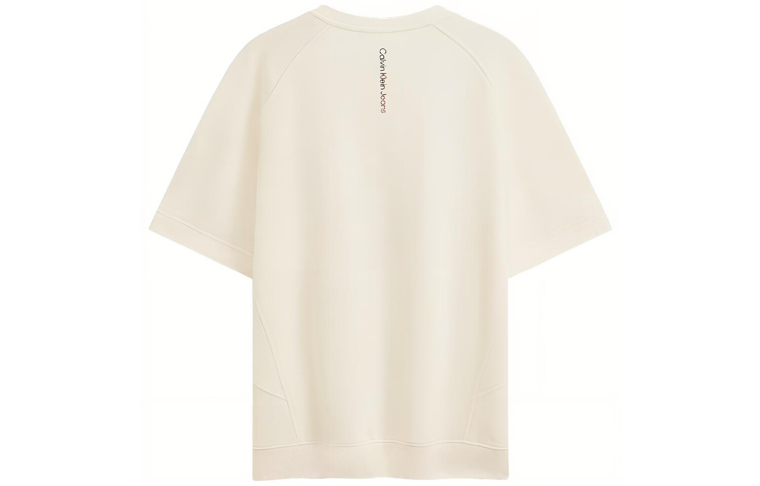 Футболка мужская YBH - Off-white Calvin Klein, кремовый — фото 2