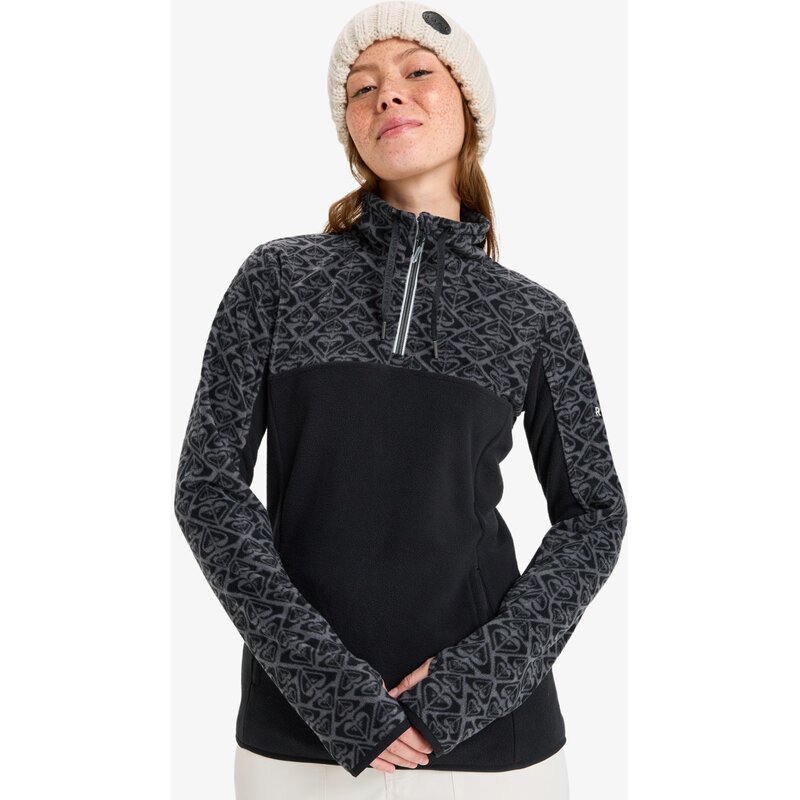 

Толстовка sayna half zip Roxy, черный