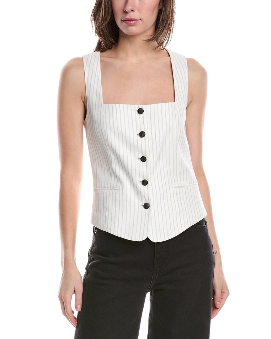 

Жилет Kiana из льняной ткани rag & bone, белый