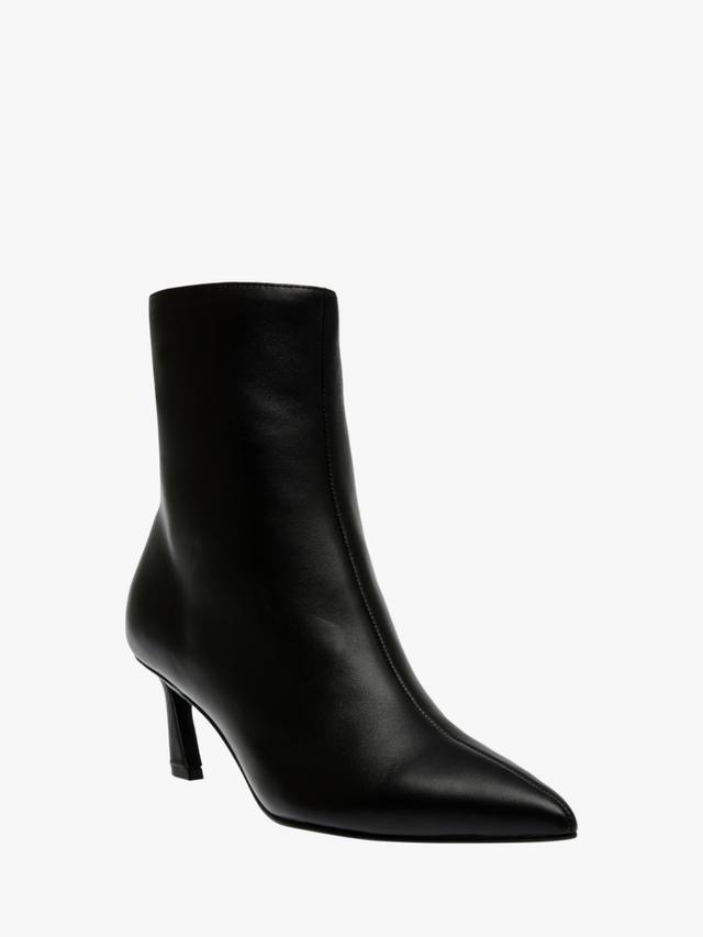 Ботинки Lulah на шпильке с кожаными берцами Steve Madden, Black — фото 2