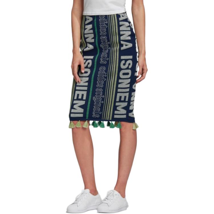 Adidas Originals Повседневная короткая юбка Anna Isoniemi для женщин Green — фото 4