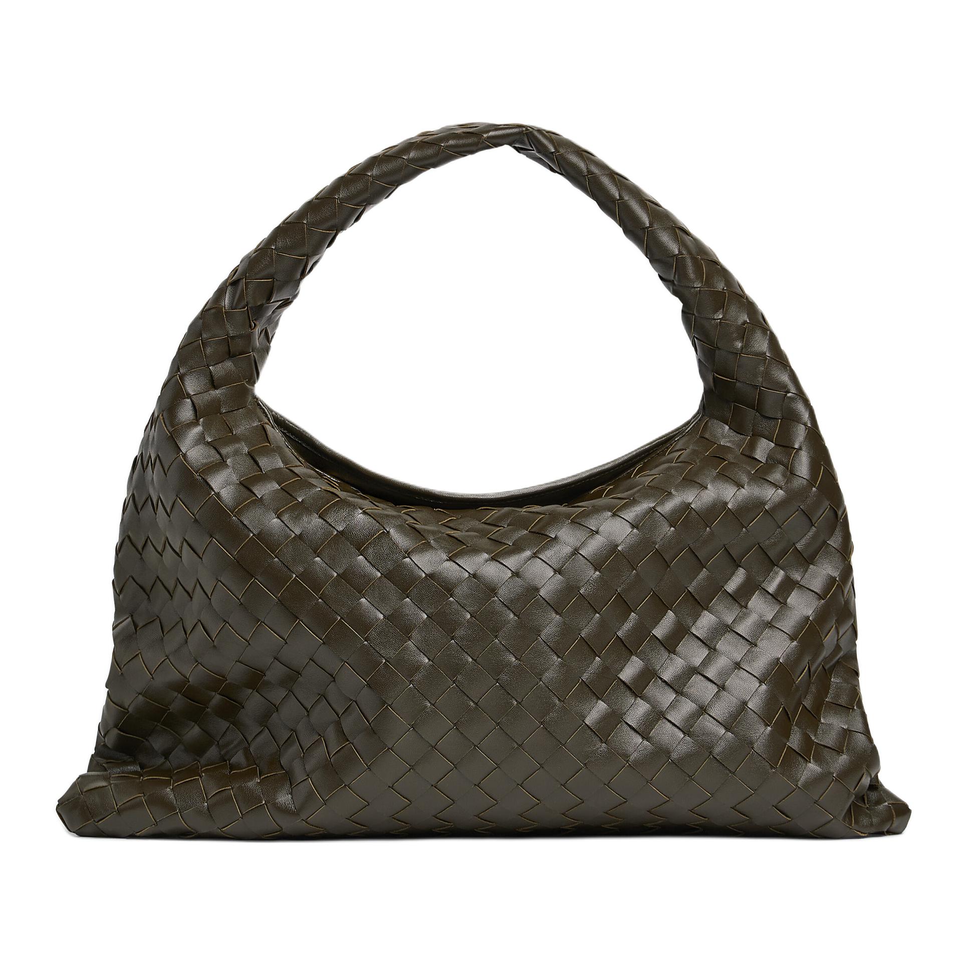 

Bottega Veneta Одноплечевая сумка hop calfskin малая женская khaki