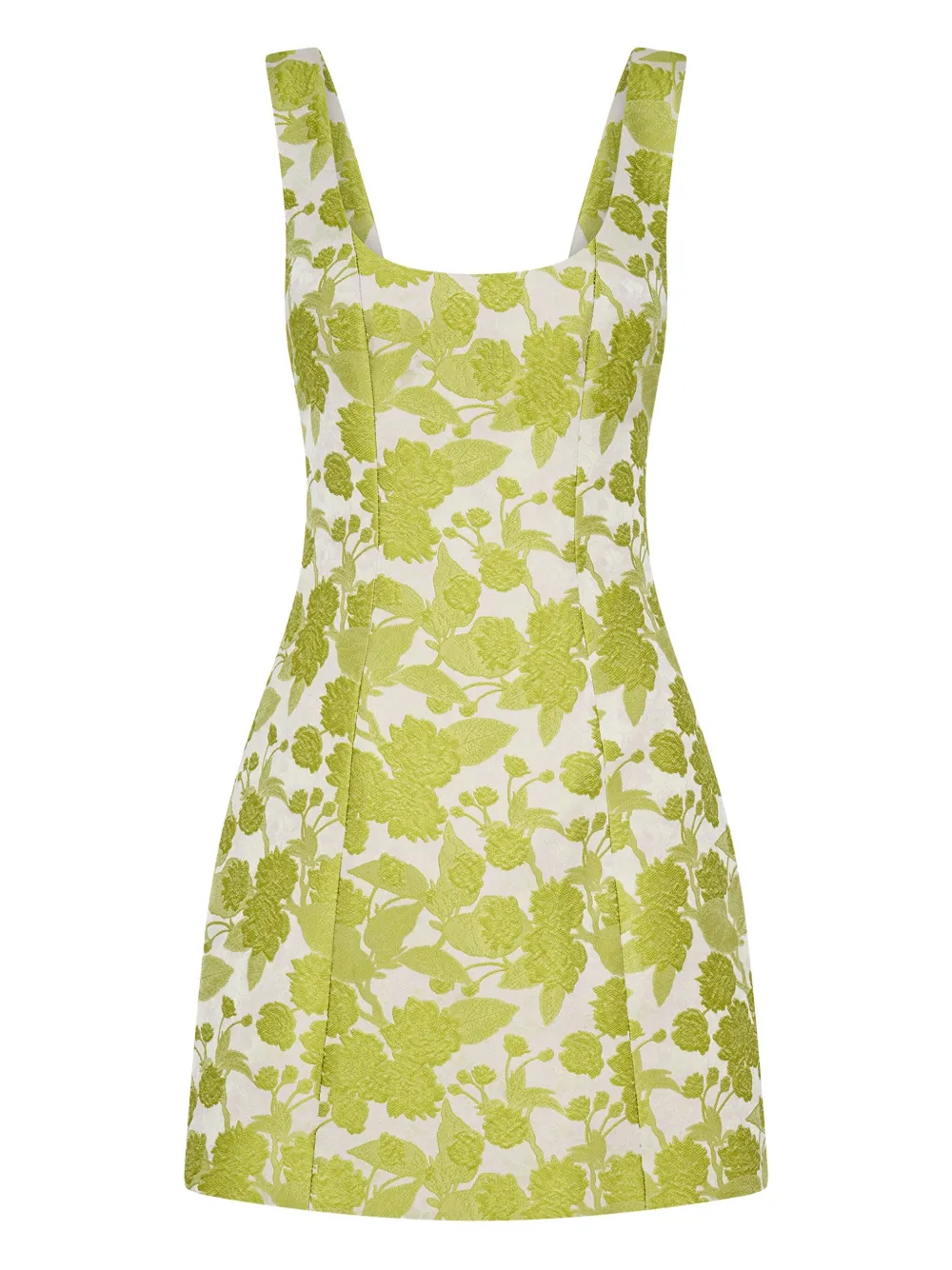 

Платье мини с цветочным принтом Anna Quan, зеленый