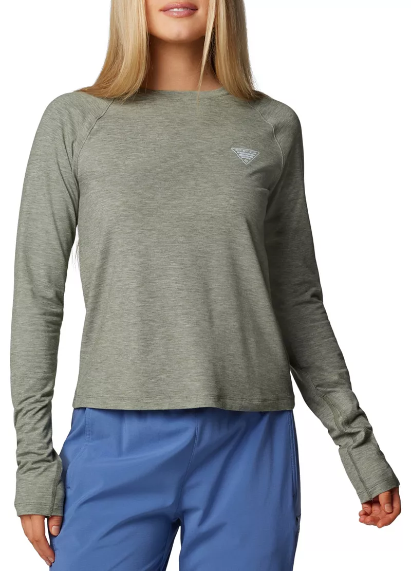 

Женская рубашка с длинным рукавом Columbia PFG Uncharted, цвет Cypress Heather