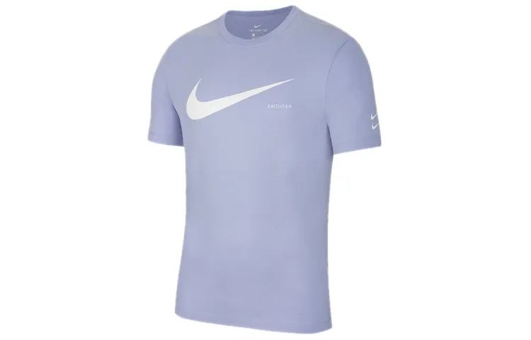 Nike Футболка мужская светло-сиреневого цвета — фото 2