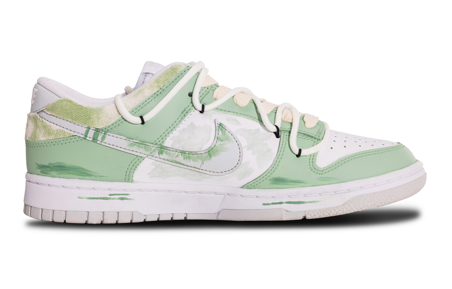 

Кроссовки Nike Dunk Skateboarding Shoes Men Low-top Green/gray, светло-зеленый