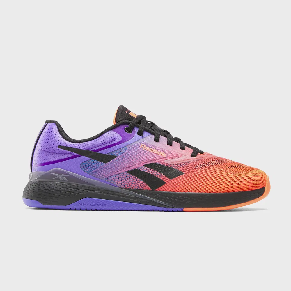 Мужские функциональные кроссовки Nano X5 оранжево-фиолетовые от Reebok