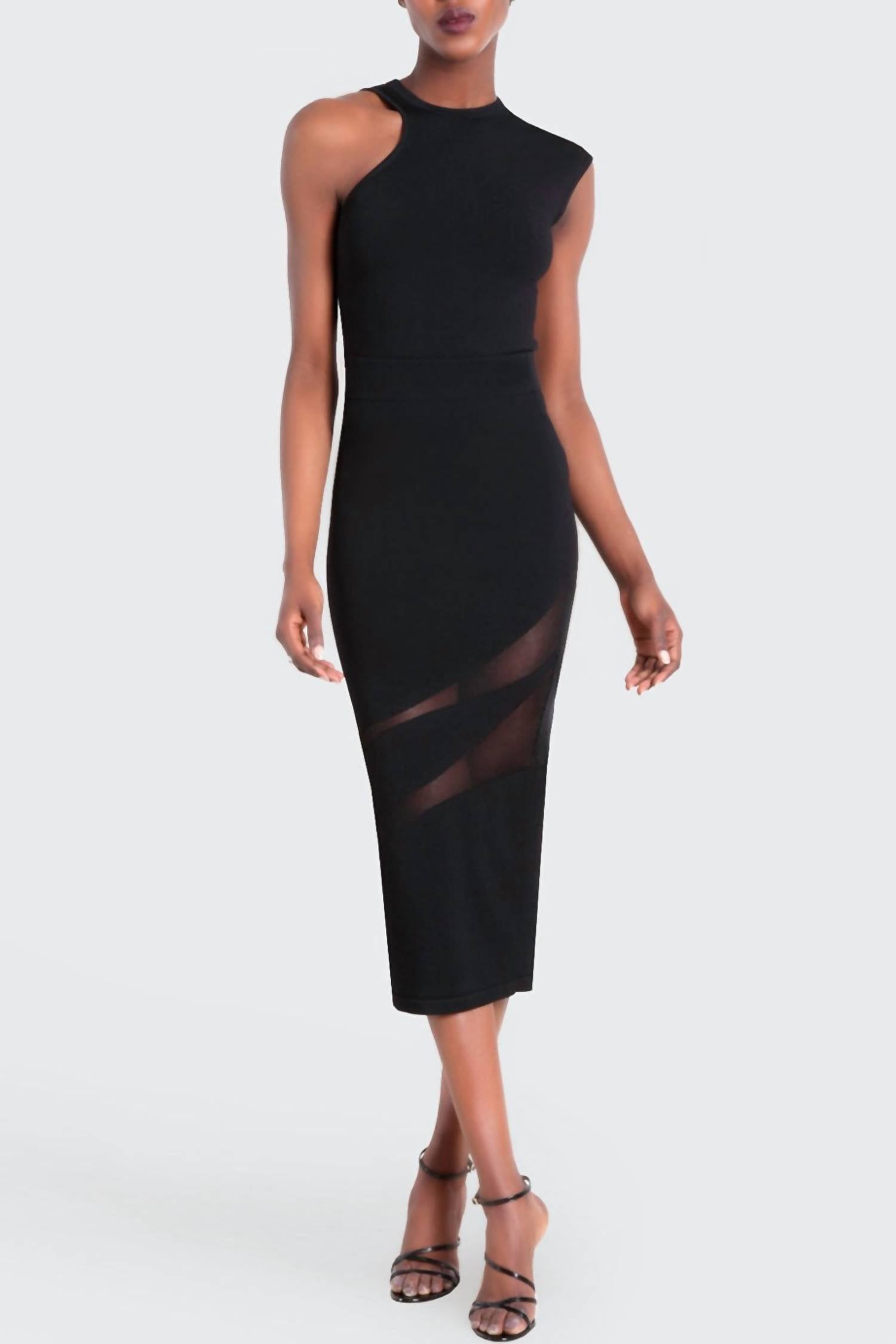 

Асимметричный топ Amata с круглым вырезом черного цвета Cushnie