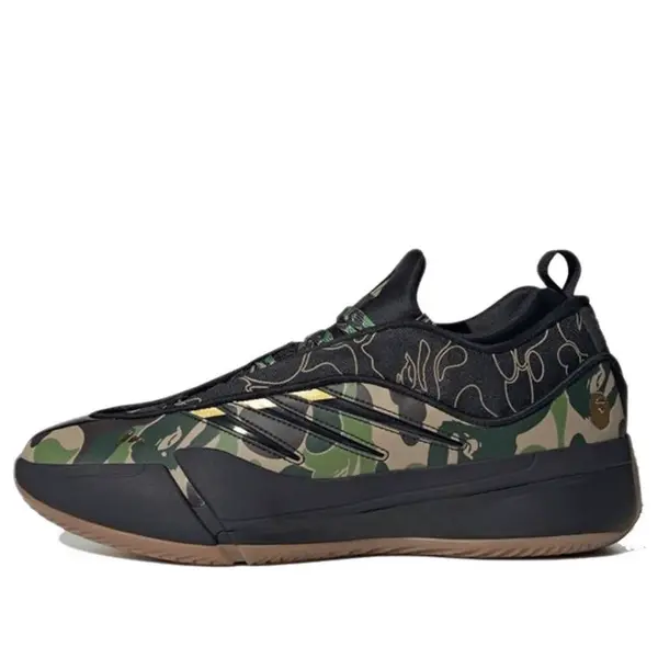 

Кроссовки xa bathing ape dame 9 Adidas, черный