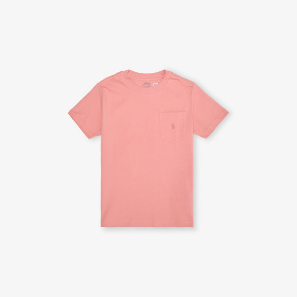 

Футболка из хлопкового джерси с вышивкой бренда, 2-7 лет Polo Ralph Lauren, мультиколор