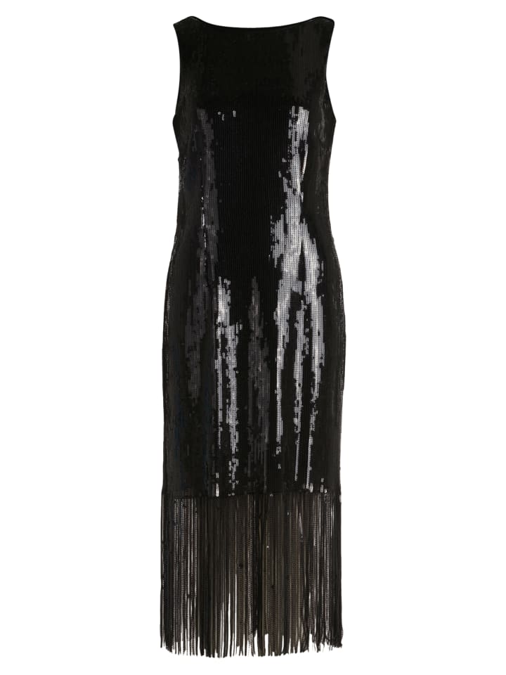 

Vera Mont Вечернее платье с вырезом-лодочкой, черное