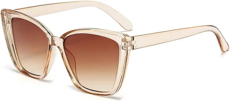 

Солнцезащитные очки «кошачий глаз» для уличной фотосъемки, реквизит для фотосессий, защита от УФ-излучения UV400, оправа, женские ретро-очки для женщин KTUCN, Tea