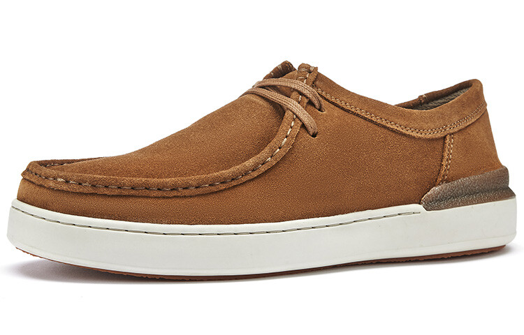 Мужские повседневные мужские низкие пшеничные Clarks — фото 2