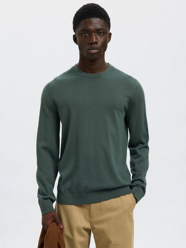 

Джемпер из мериносовой шерсти с круглым вырезом Selected