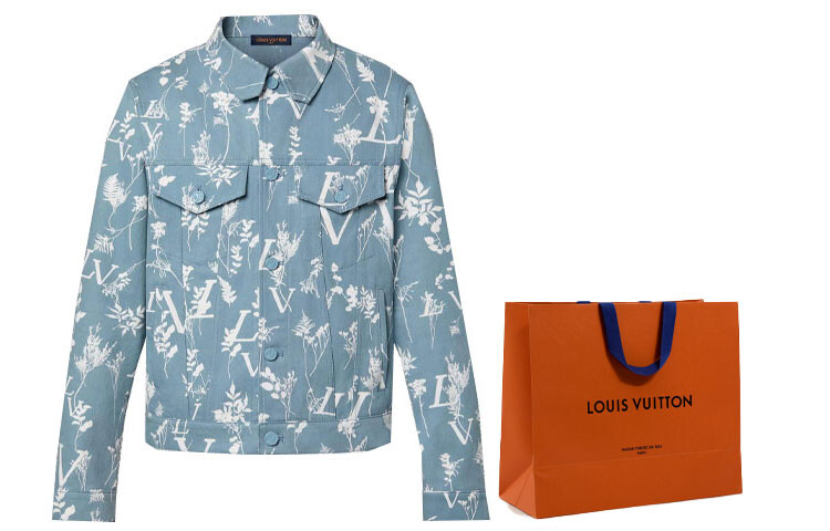 Мужские куртки Louis Vuitton 2023 весна-лето, синие, цвет Original Gift Bag — фото 2