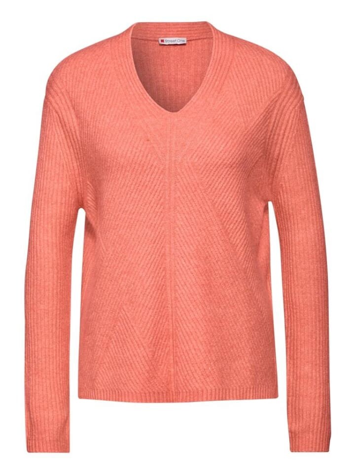 

Пуловер Street One Pullover, цвет peachwood orange melange
