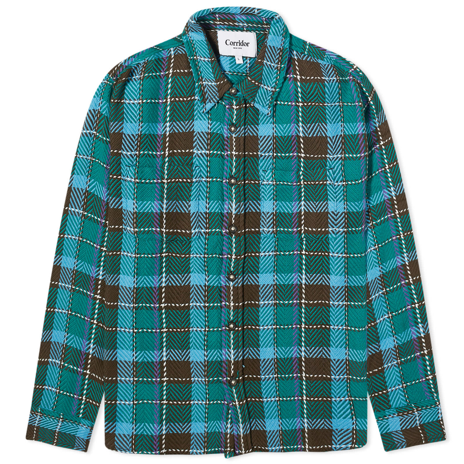 

Рубашка Corridor Tacoma Plaid, синий