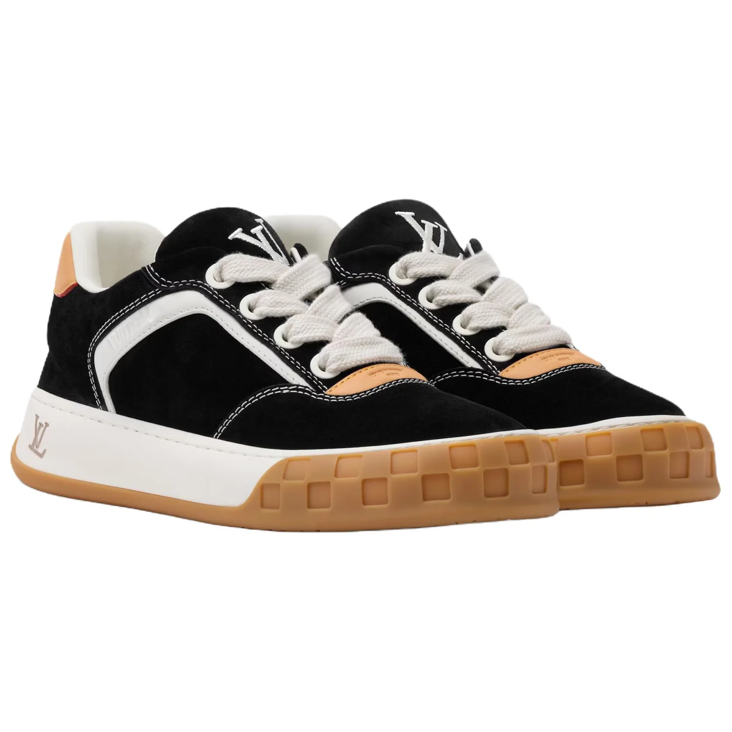 LOUIS VUITTON Кроссовки скейтерские мужские Tilted Low top черные — фото 4
