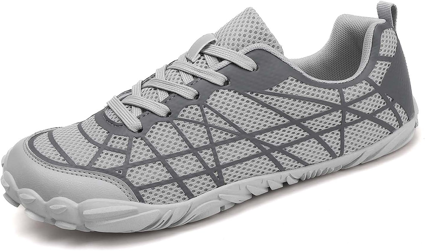 

Мужские ботинки с широким носком, больших размеров, для походов, повседневные, модные, спортивные, минималистичные, низкие, кухонные обувь Generic, серый