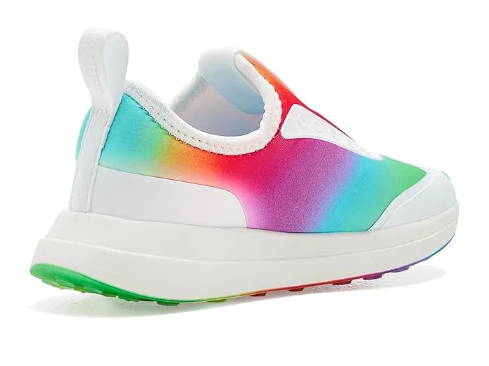 Кроссовки детские Robbie Dash Print Native Shoes Kids, Shell White/Shell White/Rainbow — фото 4